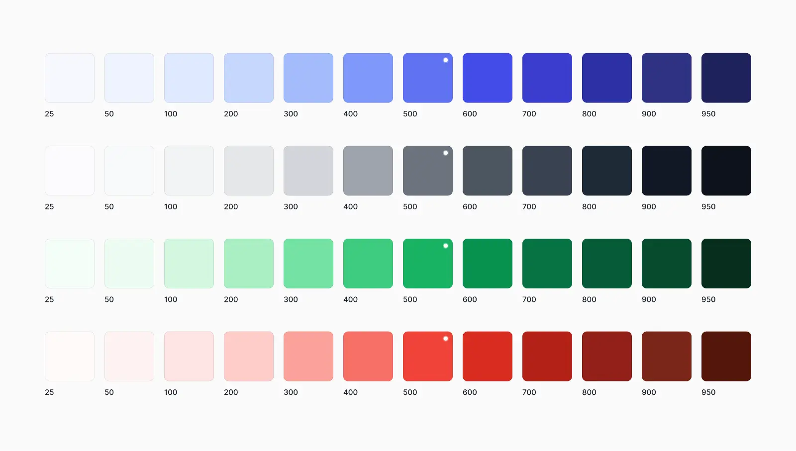 Repeat for your neutral and accent/secondary colors